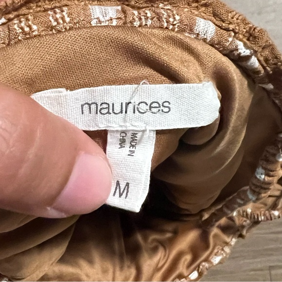 ☀️2/$22☀️ Maurice’s Brown and White Polka Dot Dress - Picture 8 of 8